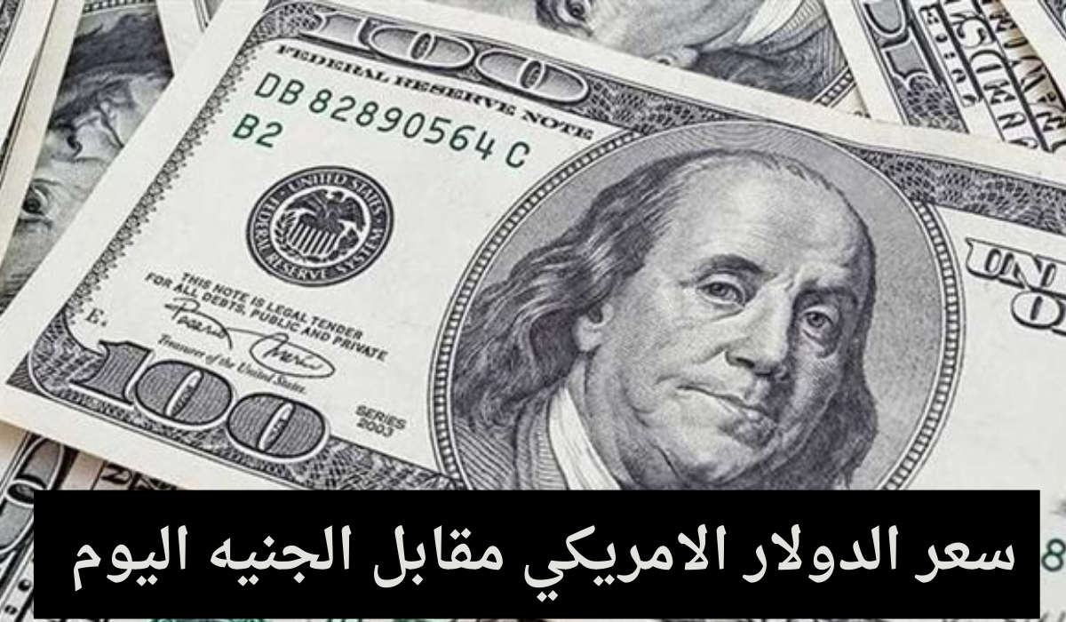 سعر الدولار اليوم مقابل الجنيه المصري